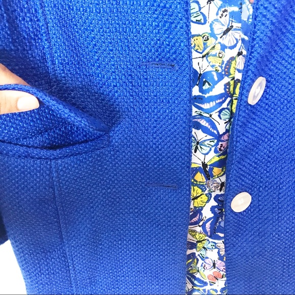 Gorgeous Vibrant Blue Spring Jacket - Picture 8 of 8